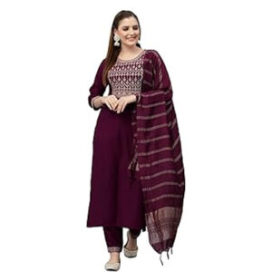 Kurta and Pant with Dupatta Suit Set