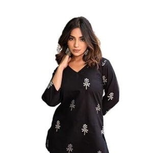 Floral Print Rayon Kurta