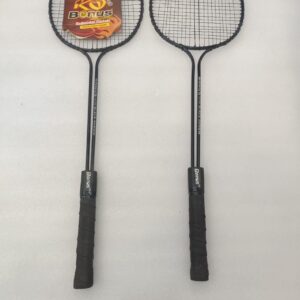 Buy Tiago Metal Badminton Set, Double Shaft Racket Set Of 2