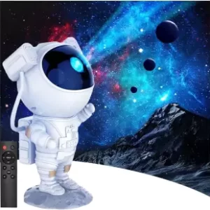 Toy Imagine Transform Your Space with The Astronaut Galaxy Projector: Remote-Controlled Celestial Ambiance at Your Fingertips
