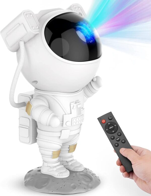Toy Imagine Transform Your Space with The Astronaut Galaxy Projector: Remote-Controlled Celestial Ambiance at Your Fingertips - Image 2