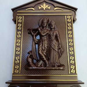 Gift frame radha krishna god