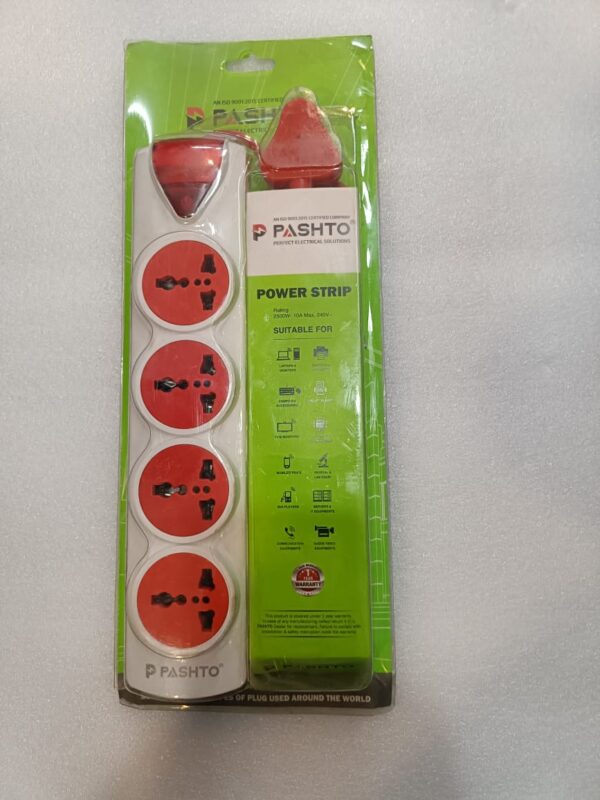 power strip with switch indicator 4sockets