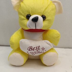 21 INCH, Height Best Wishes Sticker Yellow Color Teddy Bear Pack Of 1,