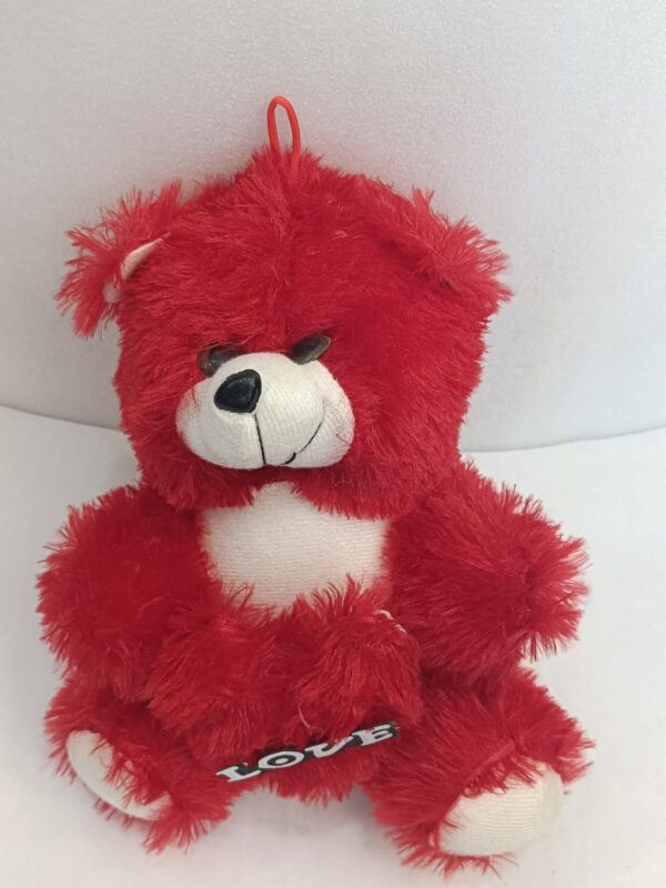 Love Heart Teddy Bear 8 CM   (Red)