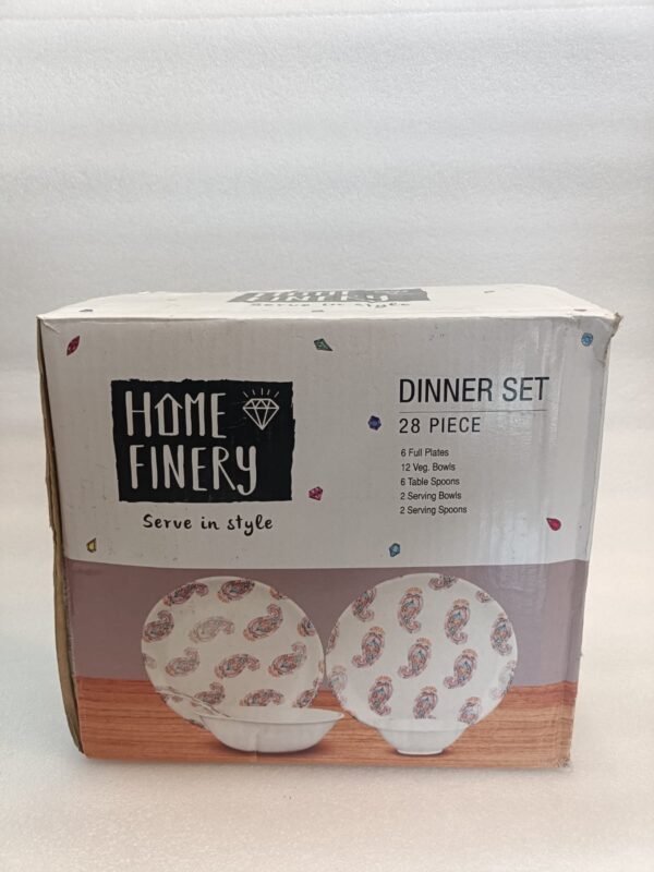 Home Finery 28 Pieces Melamine Dinner Set