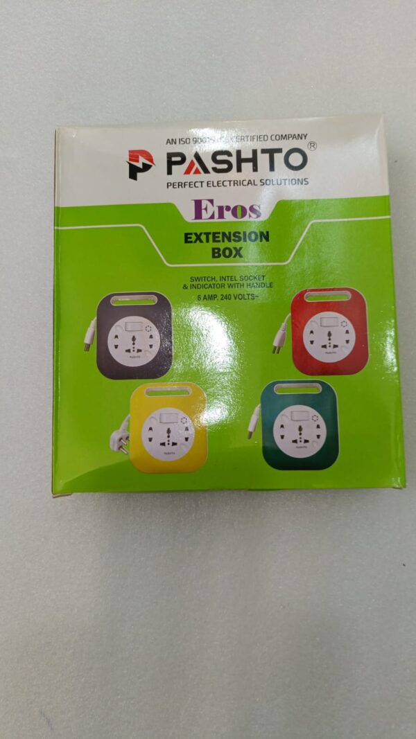 p pashto perfect electrical solution extension box 6amp 240volts - Image 2