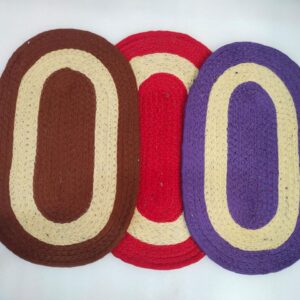 COTTON DOOR MATS PACK OF 3