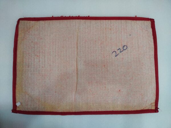 Fur Fabric Door mats of Red Colour in 16 * 24 Size - Image 2