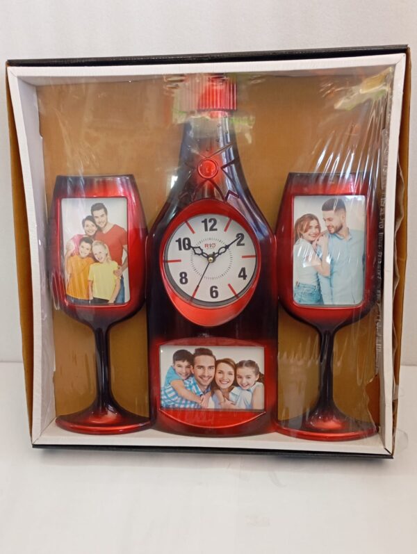 Decorative Clock Photo Frame - Image 2