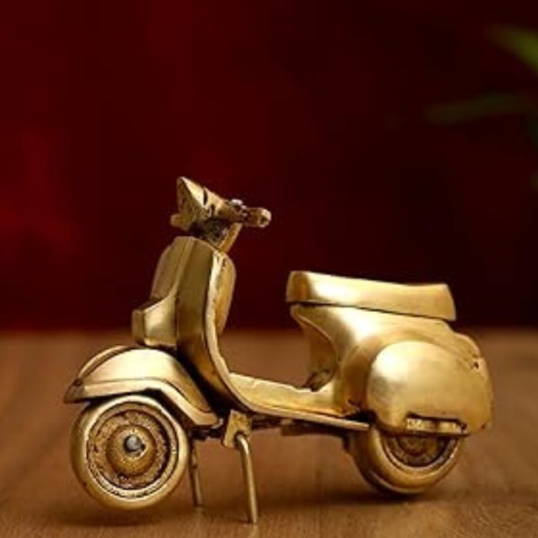 Brass Vintage Scooter