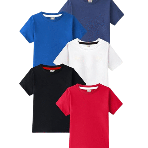Kuchipoo Boys Half Sleeves Solid T-Shirts