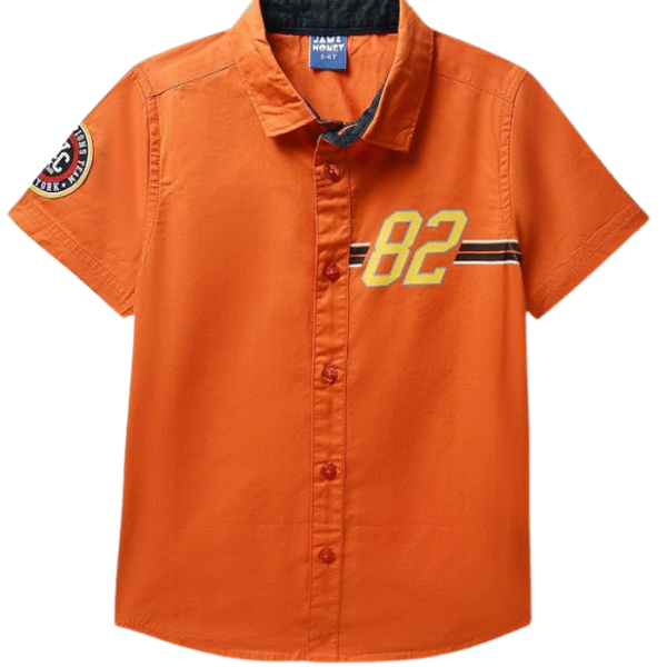 Jam & Honey Solid Regular Fit Boys Set