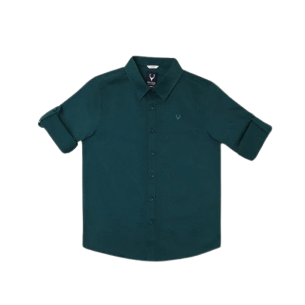 Allen Solly Boys Cotton Solid Regular Fit Shirt