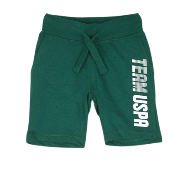U.S. POLO ASSN. Boys Pure Cotton Brand Print Shorts