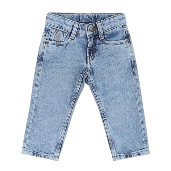 U.S. POLO ASSN. Boy's Regular Fit Mid Rise Jeans