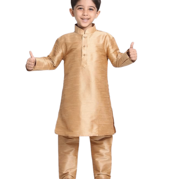 JBN Creation Boys Pure Cotton Kurta Pyjama Set