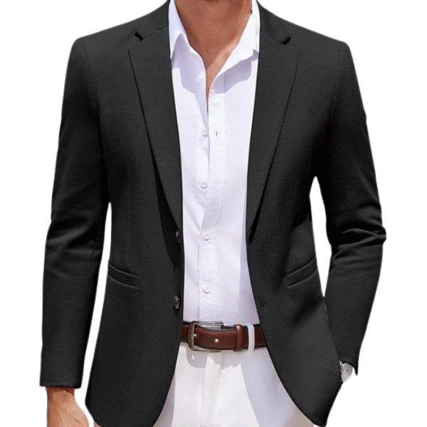 Random Stripe Mens Casual Blazer Jacket