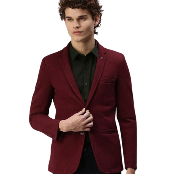 SHOWOFF Men Casual Solid Blazers_AR01_Grey
