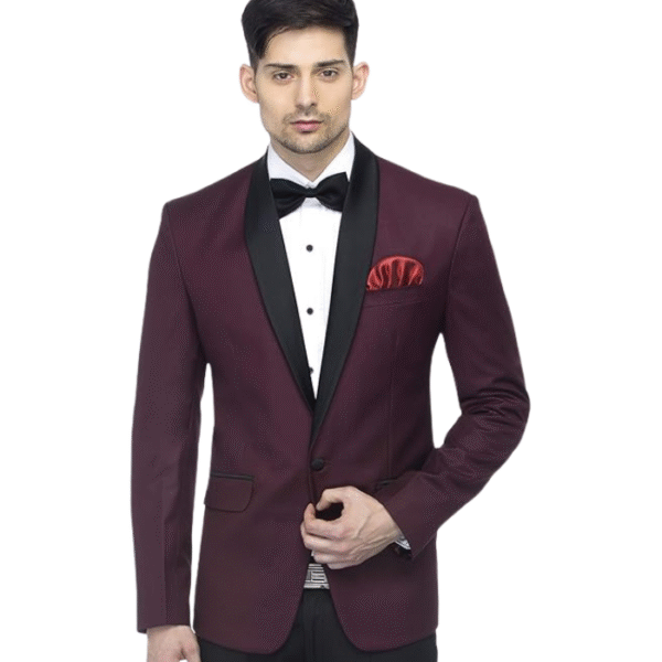 FAVOROSKI Men's Polyester and Viscose Tuxedo Blazers