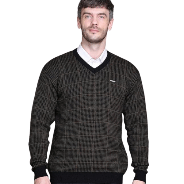 GODFREY V-Neck Full Sleeve Woolen Men Sweater