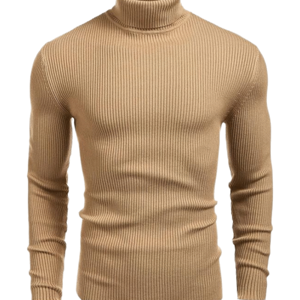 DENIMHOLIC Men's Cotton Turtle Neck Sweater