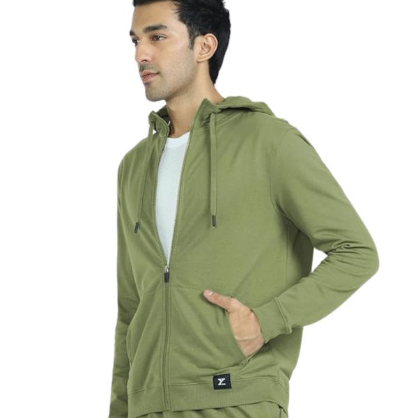 XYXX Men's Cruze French Terry Cotton Regular Fit Hooded Sweatshirt