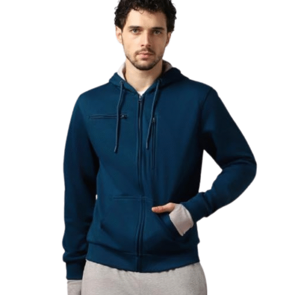 NOBERO Men's Cotton Hooded Sweatshirt