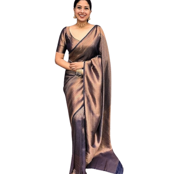 Yashika Women Jaquard Art Silk Standard