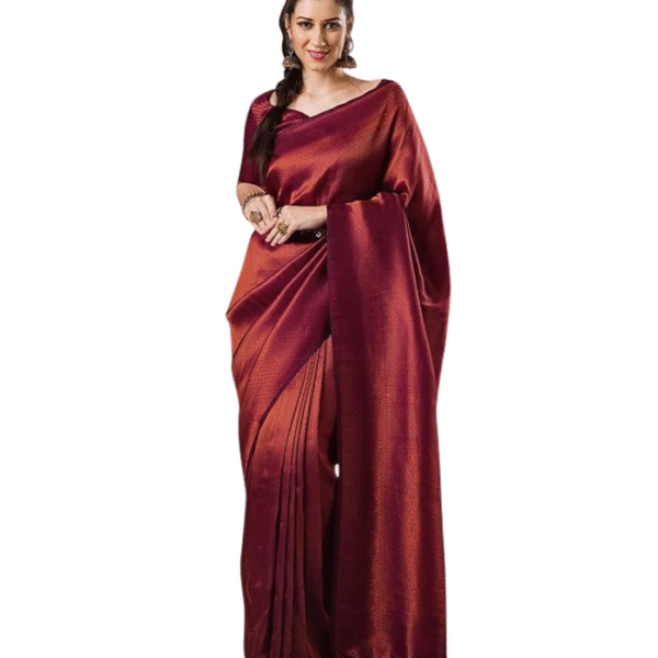 AKHILAM Women's Kanjivaram banarasi silk