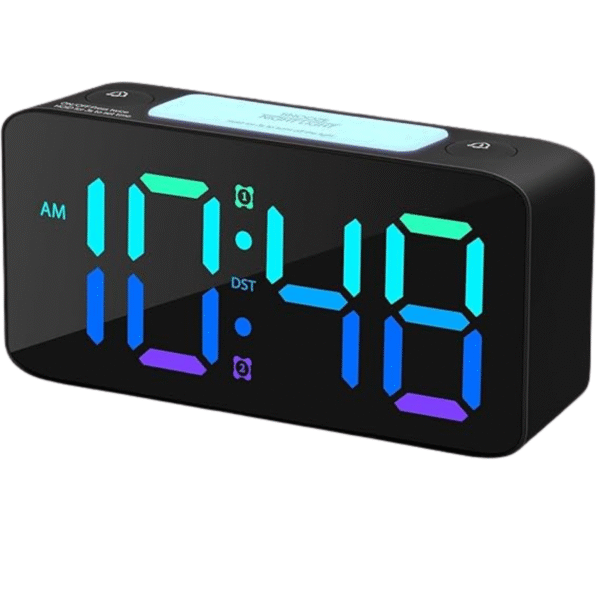 LED Clock ( Black )