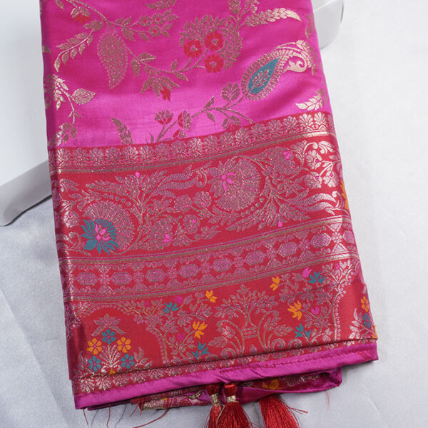 Semi Satin Banaras Sarees